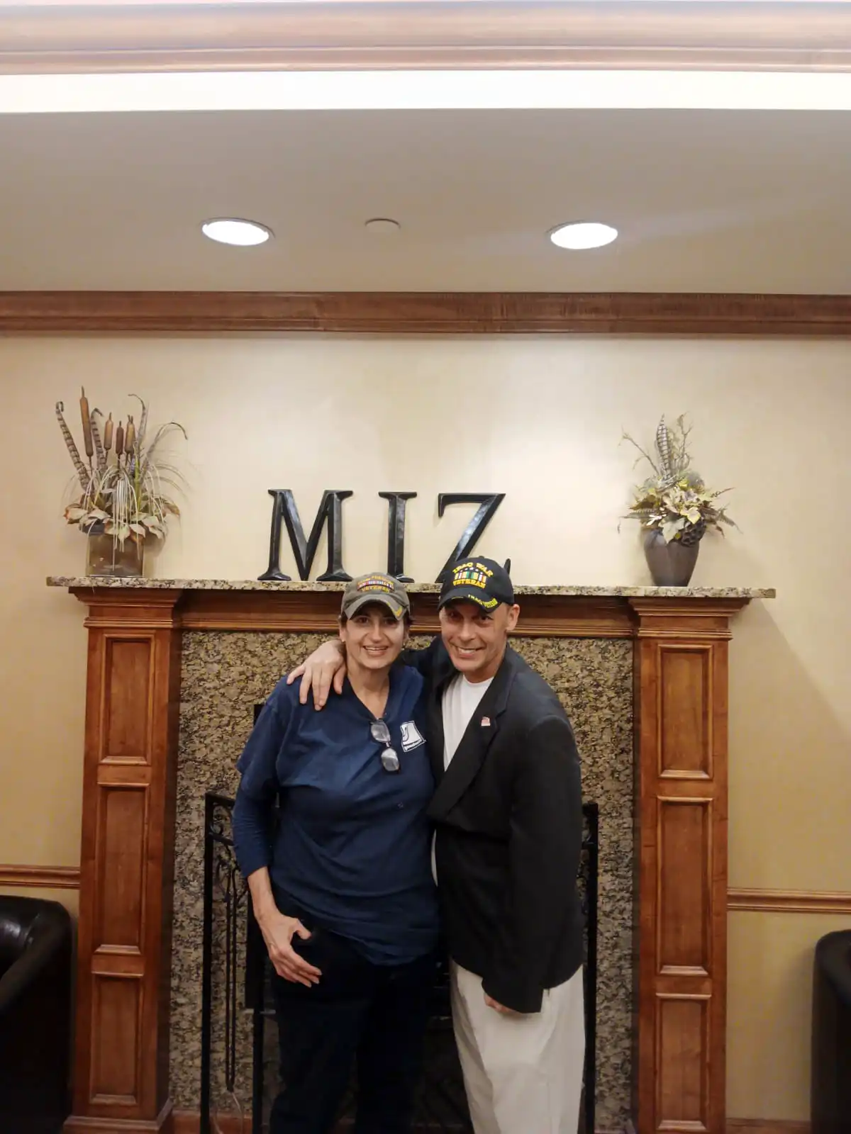 David Haave with sis and fellow author Rebecca Cinci change for America 2024